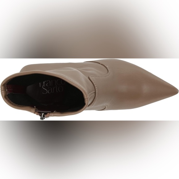 🆕Franco Sarto NEW SIZE 8 Women's L-Avana Mid Calf Boot Taupe Vegan - Picture 5 of 6